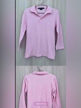 Ralph Lauren Sport Pink Polo Shirt
